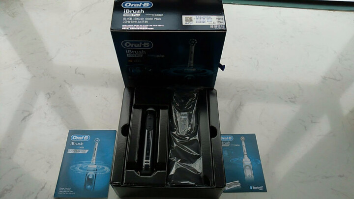 博朗 欧乐B（Oralb）电动牙刷 成人3D声波震动牙刷（自带刷头*5+充电旅行盒）黑色 iBrush9000 Plus怎么样，好用吗，口碑，心得，评价，试用报,第3张