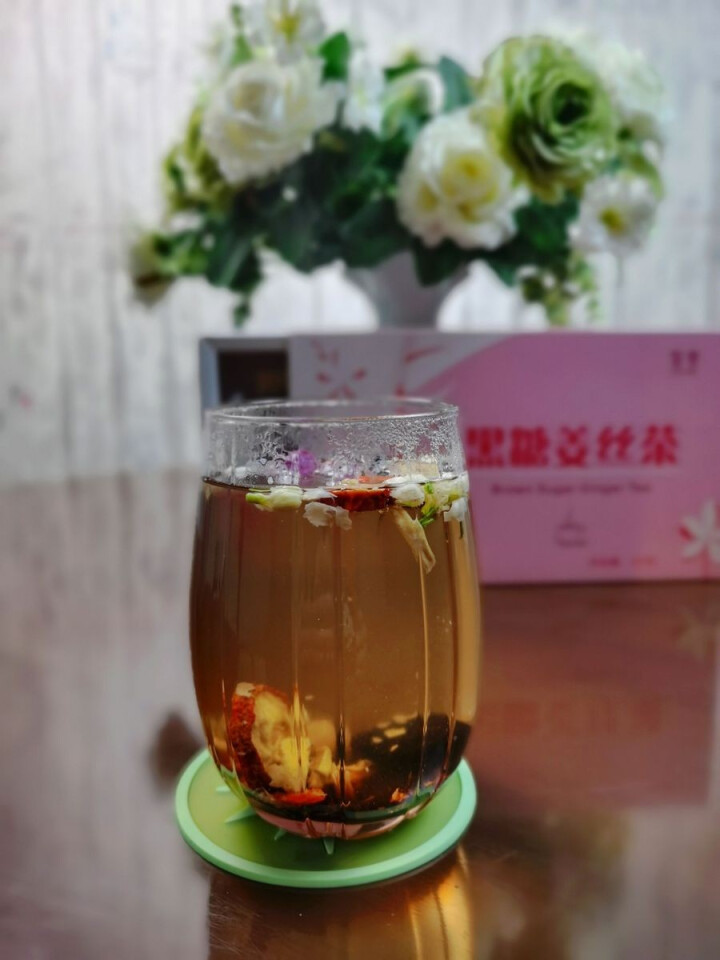 黑糖姜茶大姨妈红糖姜丝玫瑰茉莉花茶桂圆红枣枸杞五宝八宝茶补气养血月经女姜枣茶红糖水可搭驱寒暖宫养生茶 黑糖姜丝红枣茶【第2件75折】怎么样，好用吗，口碑，心得，,第6张