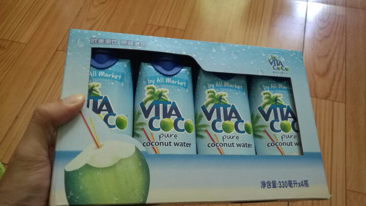 唯他可可（Vita Coco）天然椰子水进口NFC果汁饮料330ml*4瓶怎么样，好用吗，口碑，心得，评价，试用报告,第4张