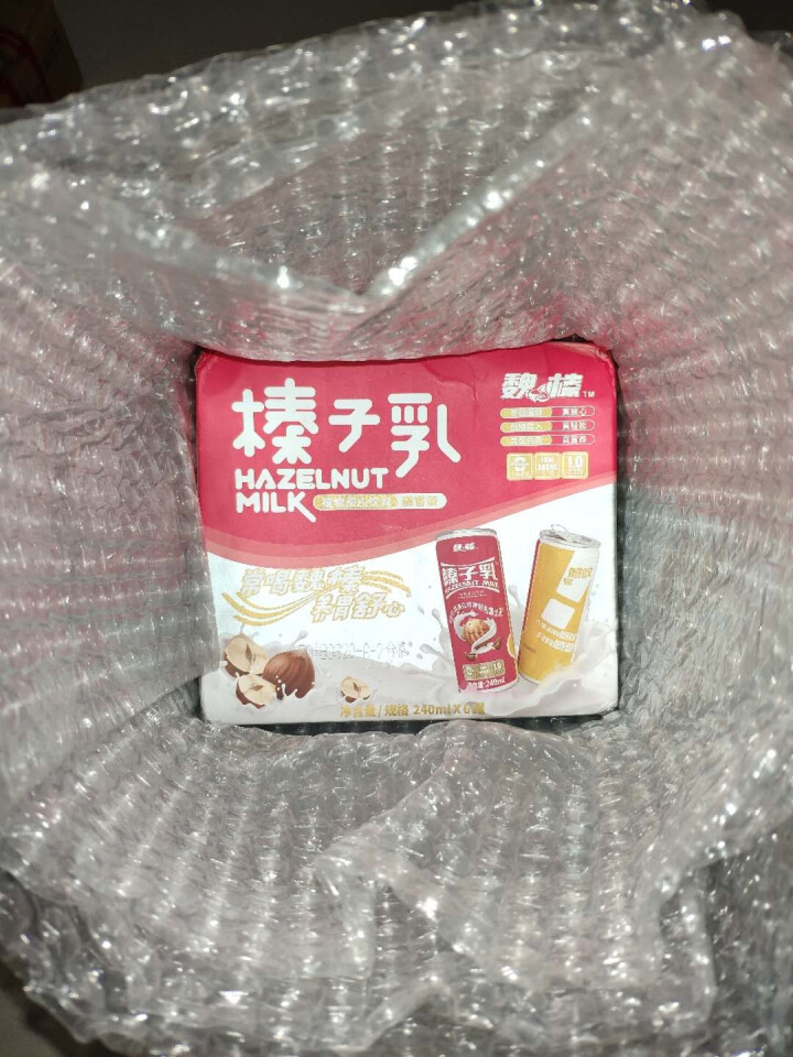 魏榛 榛子乳植物蛋白坚果饮料儿童早餐饮品 醇香240ml整箱大礼包 醇香240ml*6怎么样，好用吗，口碑，心得，评价，试用报告,第2张