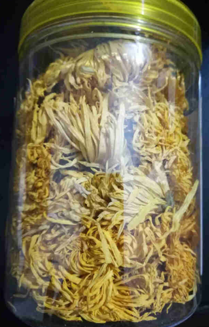 买一送一分宁菊花茶 金丝皇菊一朵一杯约50朵 修水贡菊去火下火明目凉茶搭特级胎菊枸杞金银花 罐装 1罐共25g怎么样，好用吗，口碑，心得，评价，试用报告,第4张