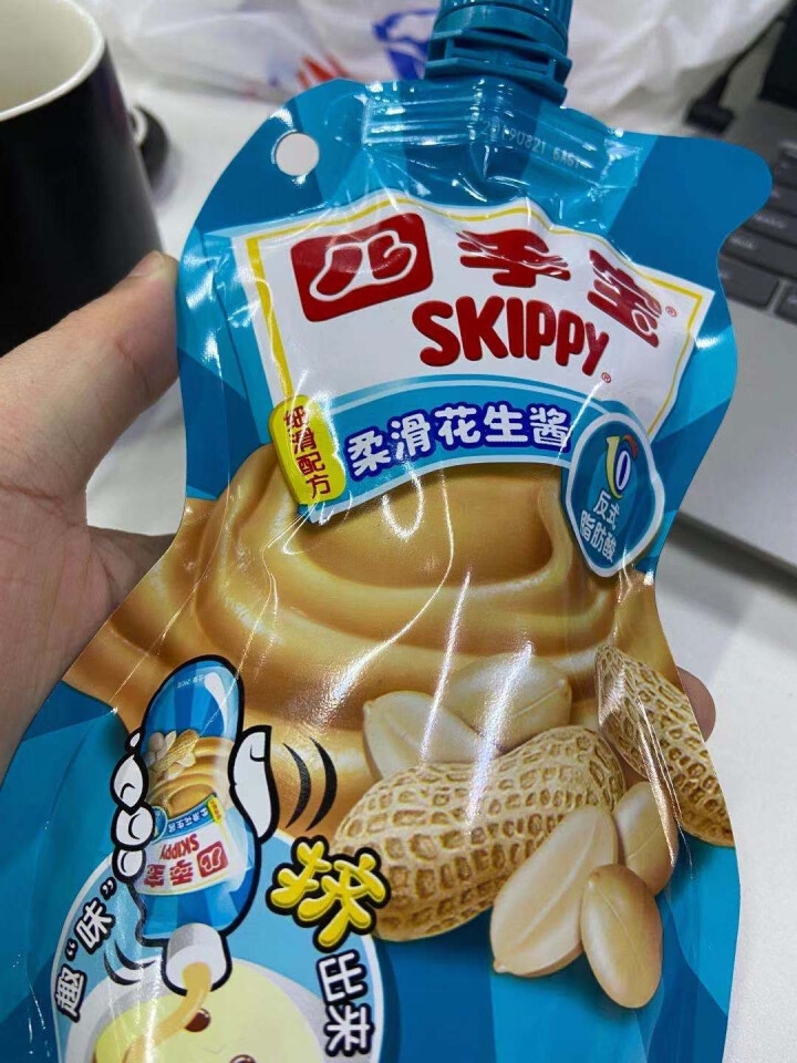 四季宝（SKIPPY）柔滑花生酱 挤压装 290g 火锅蘸料 烘焙原料怎么样，好用吗，口碑，心得，评价，试用报告,第2张