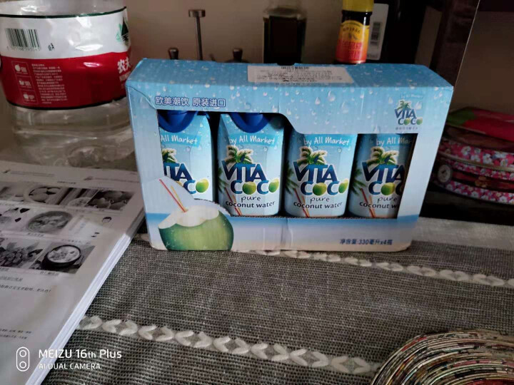 唯他可可（Vita Coco）天然椰子水进口NFC果汁饮料330ml*4瓶怎么样，好用吗，口碑，心得，评价，试用报告,第4张