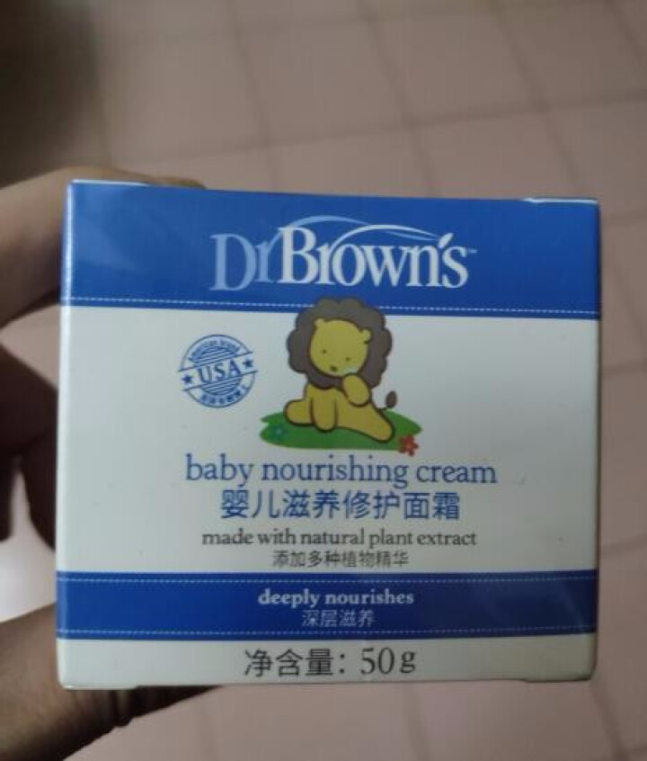 布朗博士（DrBrown’s） 官方旗舰店 新生儿宝宝护肤滋润防燥面霜 婴儿滋养修护面霜50g怎么样，好用吗，口碑，心得，评价，试用报告,第2张