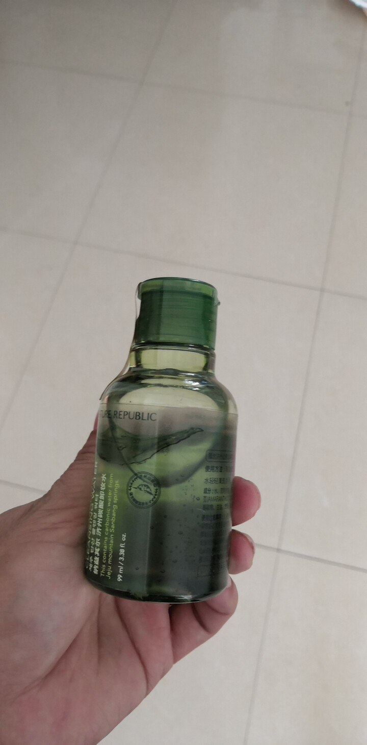 自然共和国 原自然乐园  济州碳酸卸妆水99ml 深层清洁 保湿补水 温和不刺激 眼唇可用怎么样，好用吗，口碑，心得，评价，试用报告,第4张