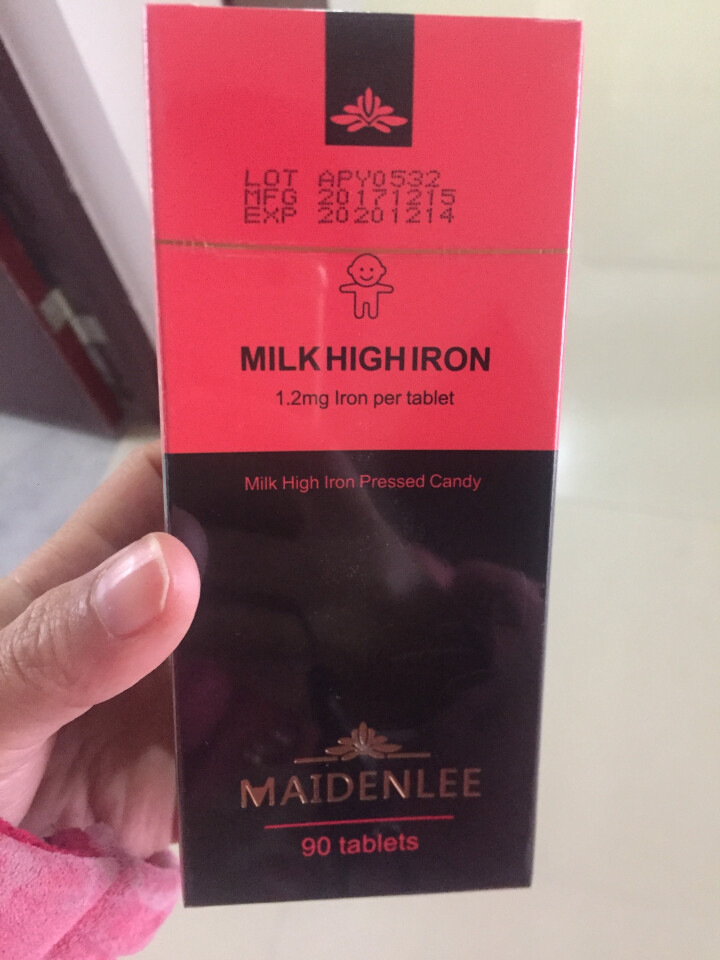 美敦力（MAIDENLEE）  牛乳高铁咀嚼片 美国原装原瓶进口 1盒 儿童铁片怎么样，好用吗，口碑，心得，评价，试用报告,第2张