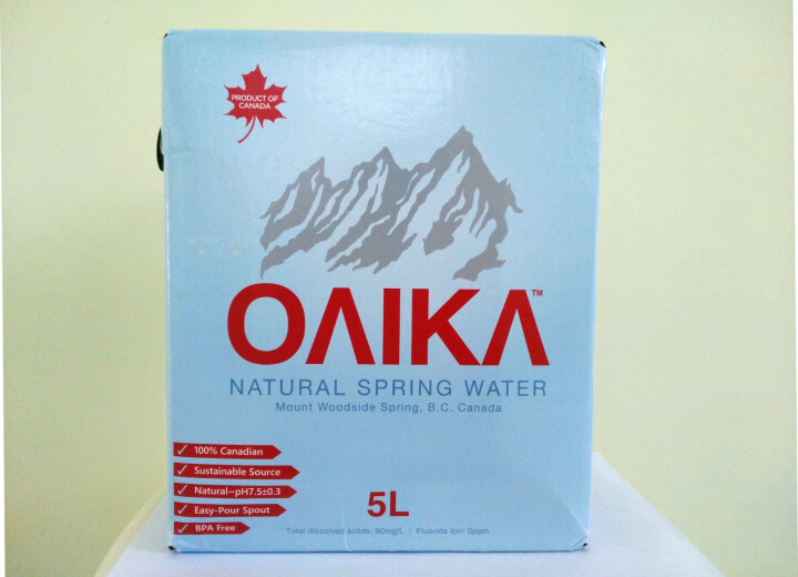 加拿大原装进口班芙OAIKA天然饮用水5L（家庭装饮用山泉水） 5L怎么样，好用吗，口碑，心得，评价，试用报告,第2张