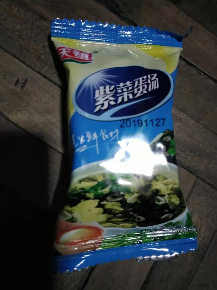 天鹭速食汤紫菜蛋花汤冻干即食速溶汤蔬菜汤盒装速食汤紫菜汤冲泡即食10袋 紫菜蛋花汤怎么样，好用吗，口碑，心得，评价，试用报告,第4张