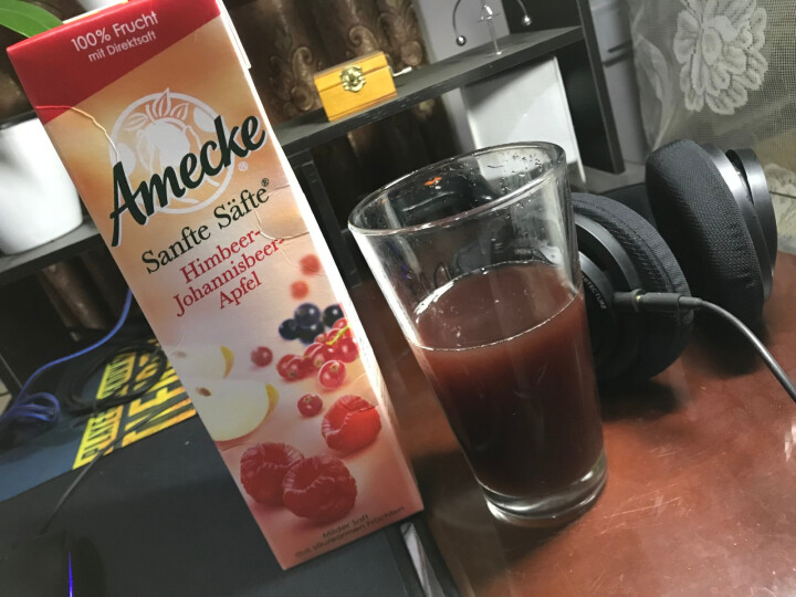 爱美可（Amecke） 爱美可Amecke德国进口鲜榨果汁树莓红醋栗苹果混合果汁1L/瓶进口饮料果汁怎么样，好用吗，口碑，心得，评价，试用报告,第5张