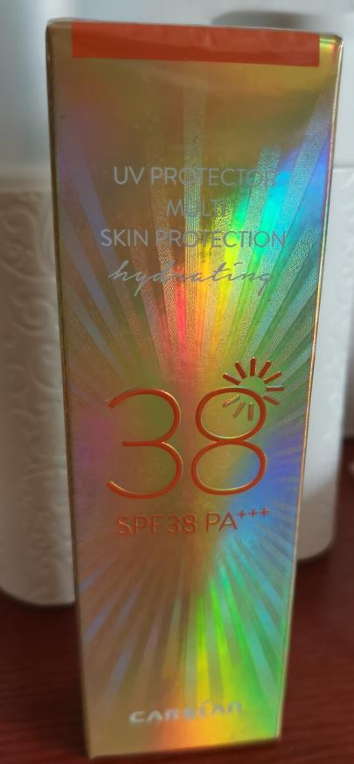 卡姿兰轻透隔离霜SPF38补水保湿素颜霜防止太阳晒伤遮瑕乳霜女 （满199,第2张