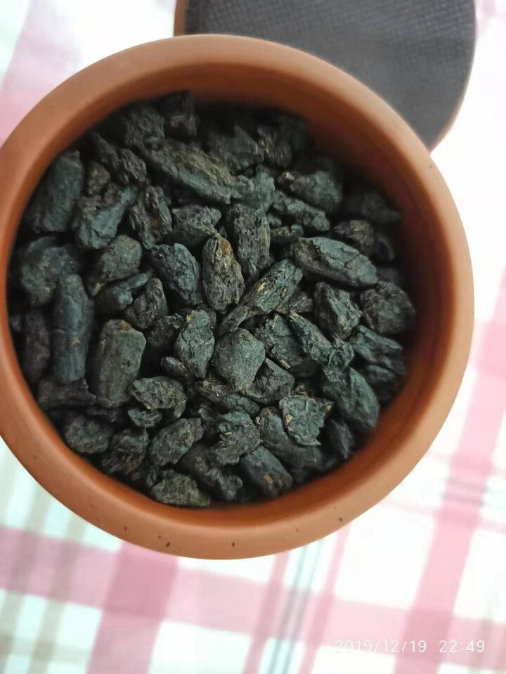 【紫砂罐存茶更好】吉顺号茶叶 年货送礼 糯米香普洱熟茶100g 糯香茶化石紫砂罐装老茶头碎银子散茶怎么样，好用吗，口碑，心得，评价，试用报告,第4张