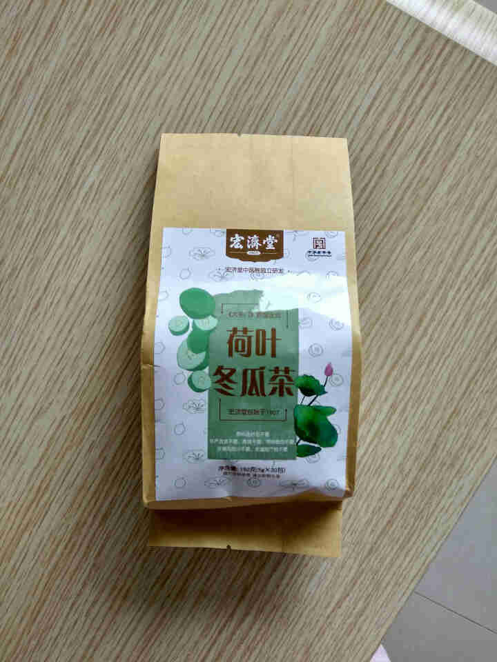 宏济堂冬瓜荷叶茶花茶决明子玫瑰花茶叶包冲泡养生茶刮油肚子清肠茶内调脂流花茶包 单袋怎么样，好用吗，口碑，心得，评价，试用报告,第4张