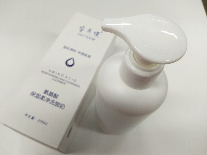 雪芙蝶 氨基酸保湿柔净洗面奶 200ml （深层清洁 平衡水油 补水保湿 抗痘 男女通用） 洁面乳怎么样，好用吗，口碑，心得，评价，试用报告,第3张