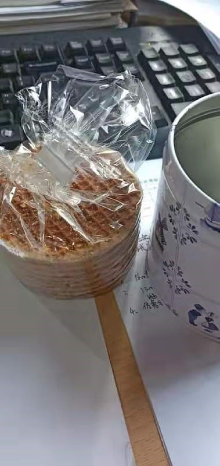 荷兰进口风味焦糖饼干 拉丝夹心饼干焦糖味华夫饼零食早餐下午茶点心1罐装怎么样，好用吗，口碑，心得，评价，试用报告,第3张