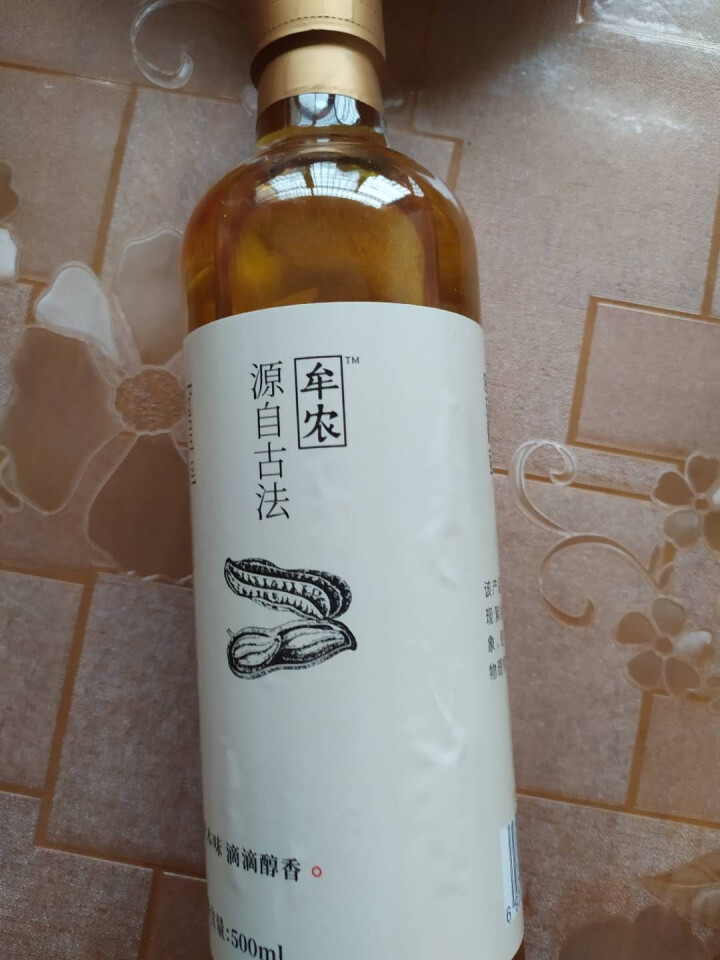 牟农 食用油 古法压榨Ⅱ 花生油500ml 烟台恒邦出品怎么样，好用吗，口碑，心得，评价，试用报告,第4张