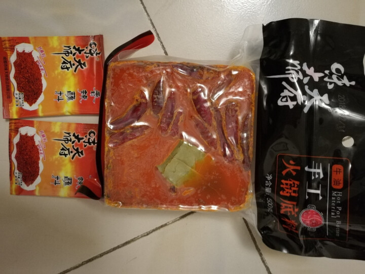 天府味大师手工火锅底料500g香辣牛油火锅底料 浓缩火锅底料 老成都牛油火锅底料 重庆火锅底料怎么样，好用吗，口碑，心得，评价，试用报告,第4张