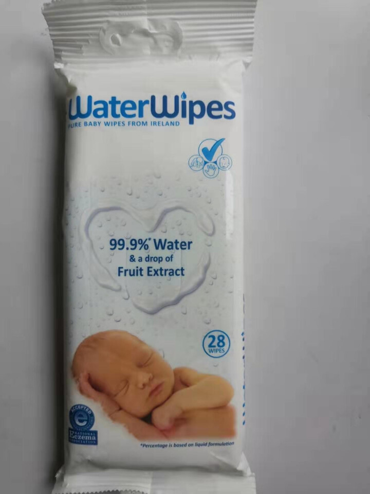 WaterWipes 爱尔兰进口 婴幼儿专用水湿巾 28抽 试用怎么样，好用吗，口碑，心得，评价，试用报告,第2张