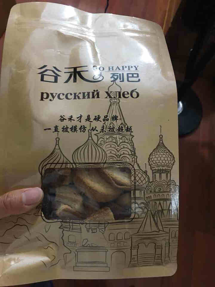 谷禾列巴面包片核桃仁葡萄干果仁休闲零食 袋装列巴干300g怎么样，好用吗，口碑，心得，评价，试用报告,第2张