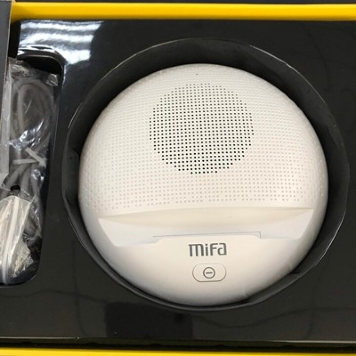 MIFA i6手机底座迷你蓝牙音箱 手机音乐播放器外放小音响大音量 微信二维码收款到帐提示播报器 象牙白（AI智能版）怎么样，好用吗，口碑，心得，评价，试用报告,第5张