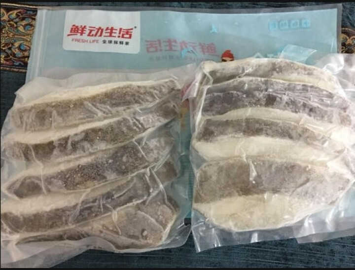 鲜动生活 冷冻加拿大格陵兰比目鱼扒 1kg 7,第2张