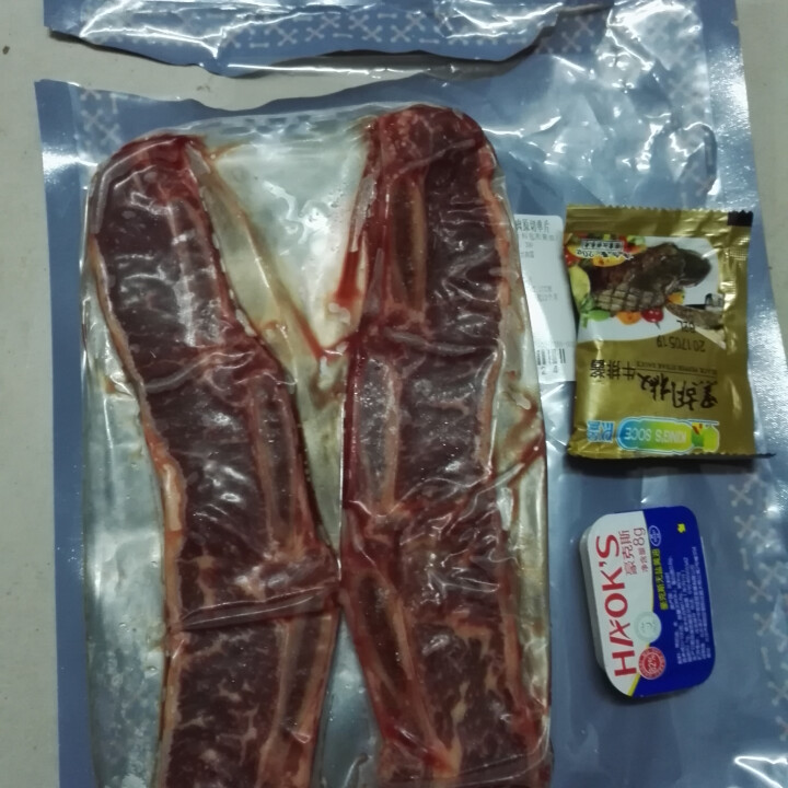 玺宴 澳洲牛仔骨牛排 150g/袋 原切牛排 草饲牛肉 含料包黄油怎么样，好用吗，口碑，心得，评价，试用报告,第2张