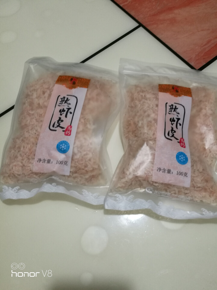 华盛 温州 冷冻熟虾皮 100g 1袋装怎么样，好用吗，口碑，心得，评价，试用报告,第4张