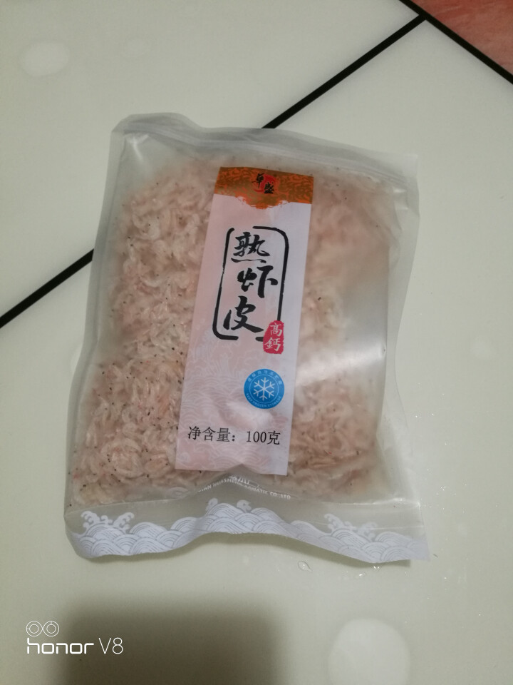 华盛 温州 冷冻熟虾皮 100g 1袋装怎么样，好用吗，口碑，心得，评价，试用报告,第3张