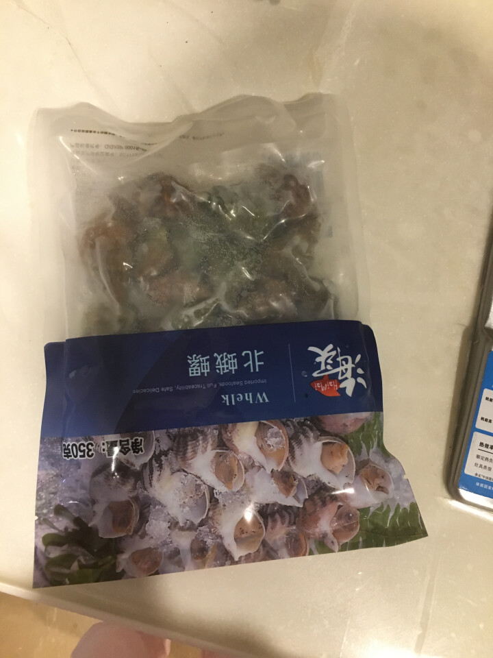 海买 冷冻冰岛北蛾螺 350g 15,第2张