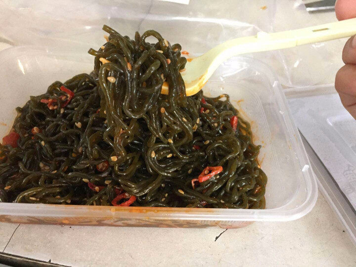 海芝宝 即食深海调味海带面 400g(200g*2) 盒装 香辣味 海鲜水产怎么样，好用吗，口碑，心得，评价，试用报告,第4张