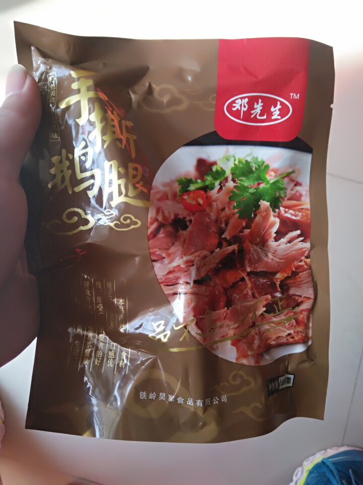 邓先生 鹅肉 冷藏熟食 手撕鹅腿 鹅腿五香味150g怎么样，好用吗，口碑，心得，评价，试用报告,第2张