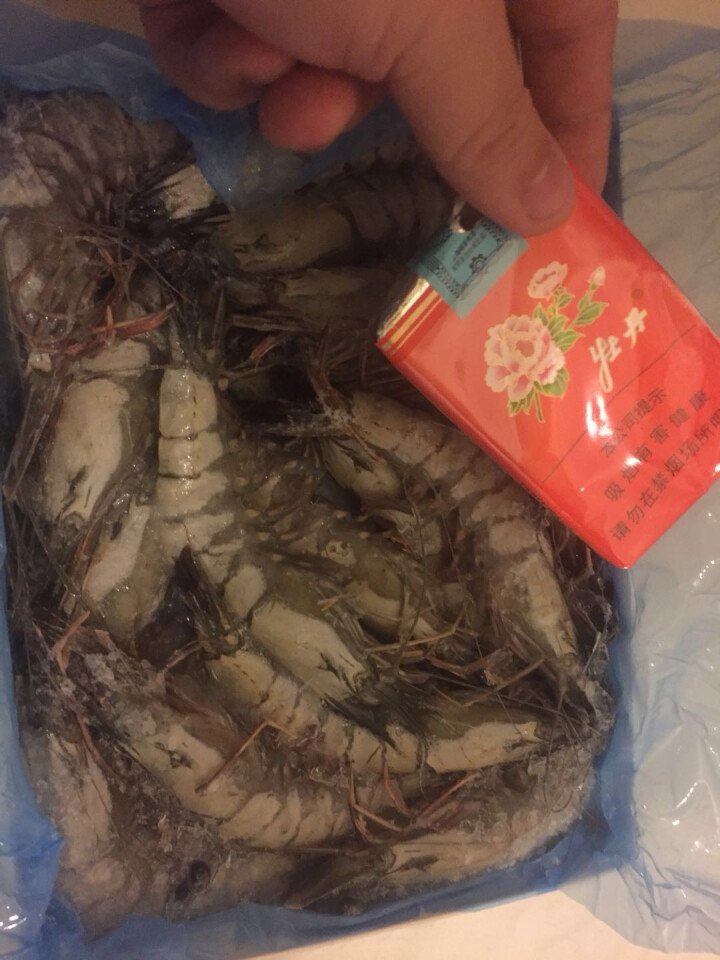 壹家壹站 活冻马来西亚黑虎虾 400g 15,第3张