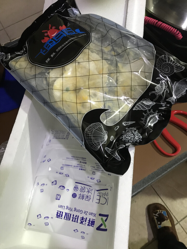 飞鱼穿梭 冷冻芝士扇贝260g袋装 烧烤食材 生鲜 尝鲜装/6只怎么样，好用吗，口碑，心得，评价，试用报告,第2张