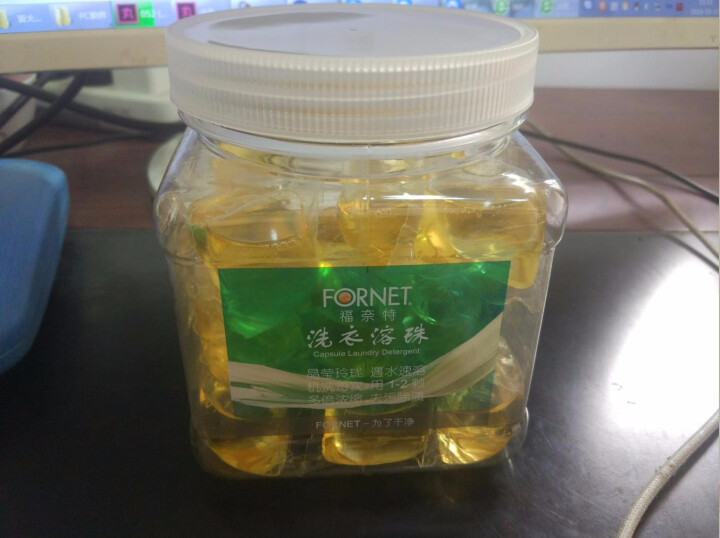 福奈特 FORNET 洗衣凝珠（四倍浓缩 低泡易漂） 非洗衣液 22颗/盒怎么样，好用吗，口碑，心得，评价，试用报告,第3张