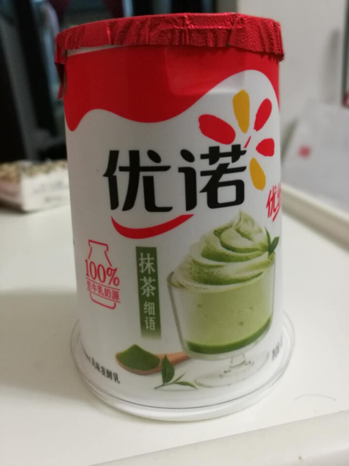 优诺 优丝 风味发酵乳 抹茶浓情酸奶  135g*3+1怎么样，好用吗，口碑，心得，评价，试用报告,第2张