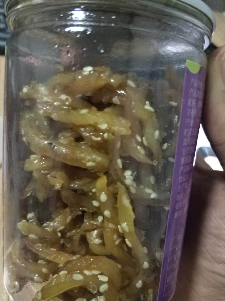 采小海 湛江即食鱼干 年货礼盒 罐装 休闲零食 原味鳗鱼丝128g怎么样，好用吗，口碑，心得，评价，试用报告,第4张