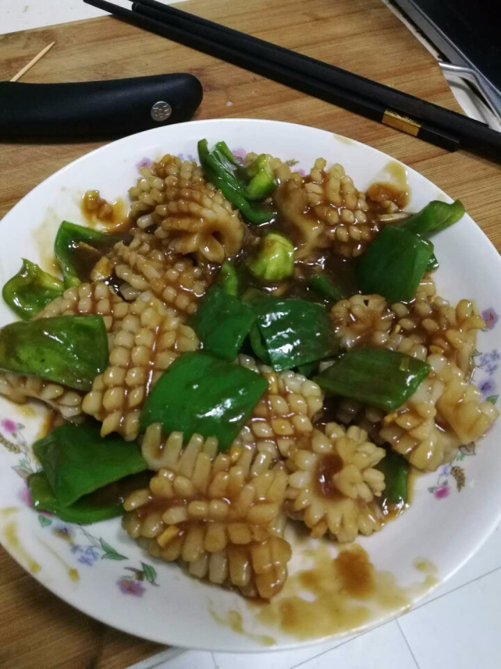 靓鲜汇 鱿鱼火锅烧烤快炒食材  袋装 鱿鱼花500g怎么样，好用吗，口碑，心得，评价，试用报告,第7张