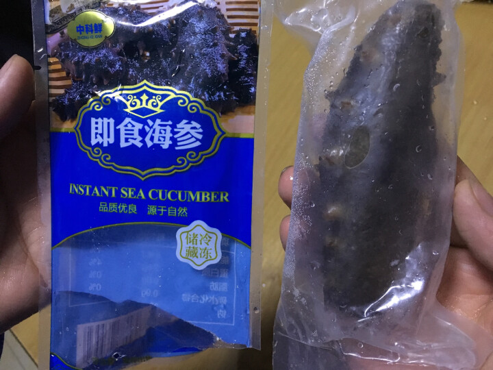 鲜飨 大连冷冻即食海参 500g 7,第4张