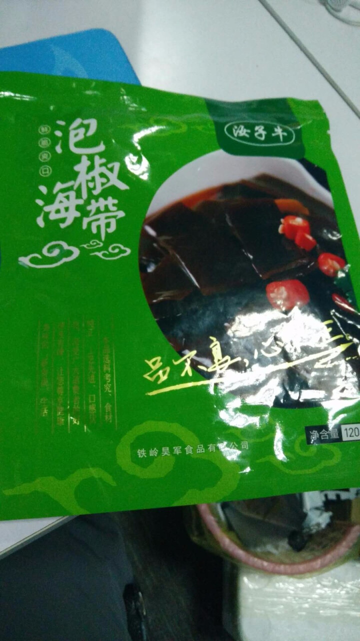 汝子牛 海带 泡椒海带 开胃下饭 配菜咸菜小菜泡菜  泡椒味120g怎么样，好用吗，口碑，心得，评价，试用报告,第3张