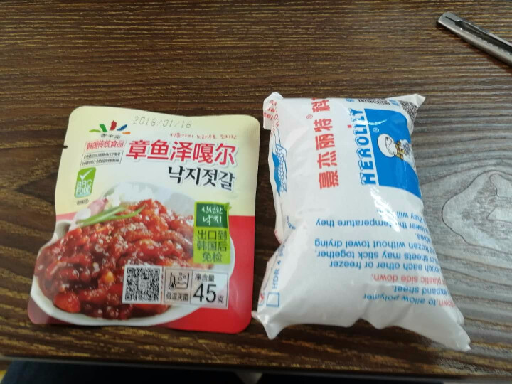 香辛苑 章鱼泽嘎尔 海鲜拌饭章鱼酱 正宗韩国风味八爪鱼酱 45g怎么样，好用吗，口碑，心得，评价，试用报告,第2张