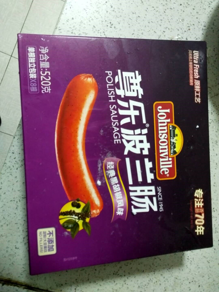 尊乐 尊乐波兰肠520g 黑胡椒味烤肠 早餐肠怎么样，好用吗，口碑，心得，评价，试用报告,第2张