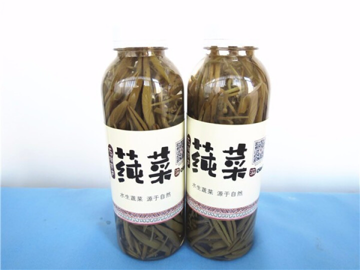 【石柱馆】重庆特产嫩芽莼菜 农家新鲜蔬菜马蹄菜 野菜瓶装 500ml*2瓶礼盒装怎么样，好用吗，口碑，心得，评价，试用报告,第2张