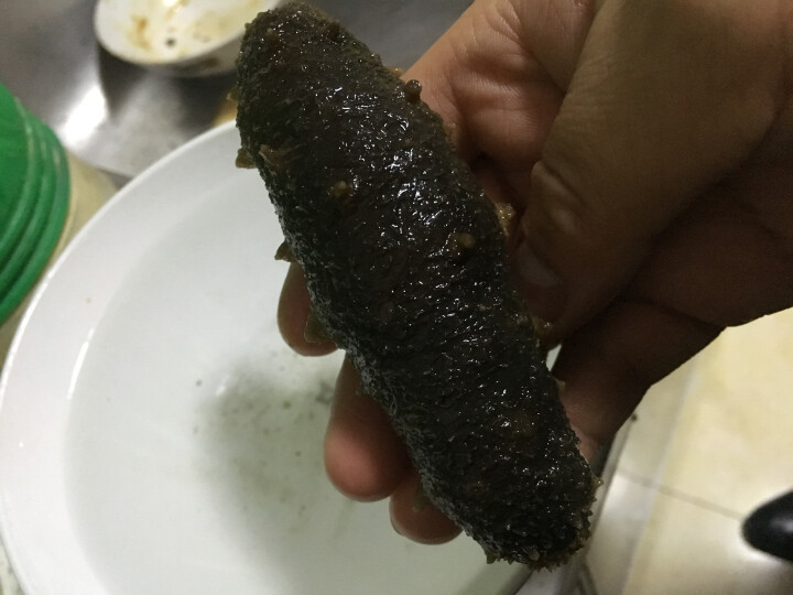 鲜飨 大连冷冻即食海参 500g 7,第5张