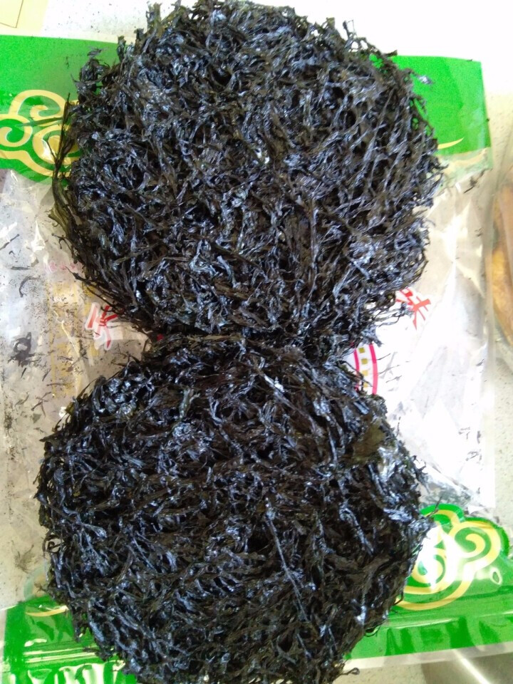 沈船长 深海野生水产干货火锅头水紫菜 1kg 白色 100克怎么样，好用吗，口碑，心得，评价，试用报告,第4张