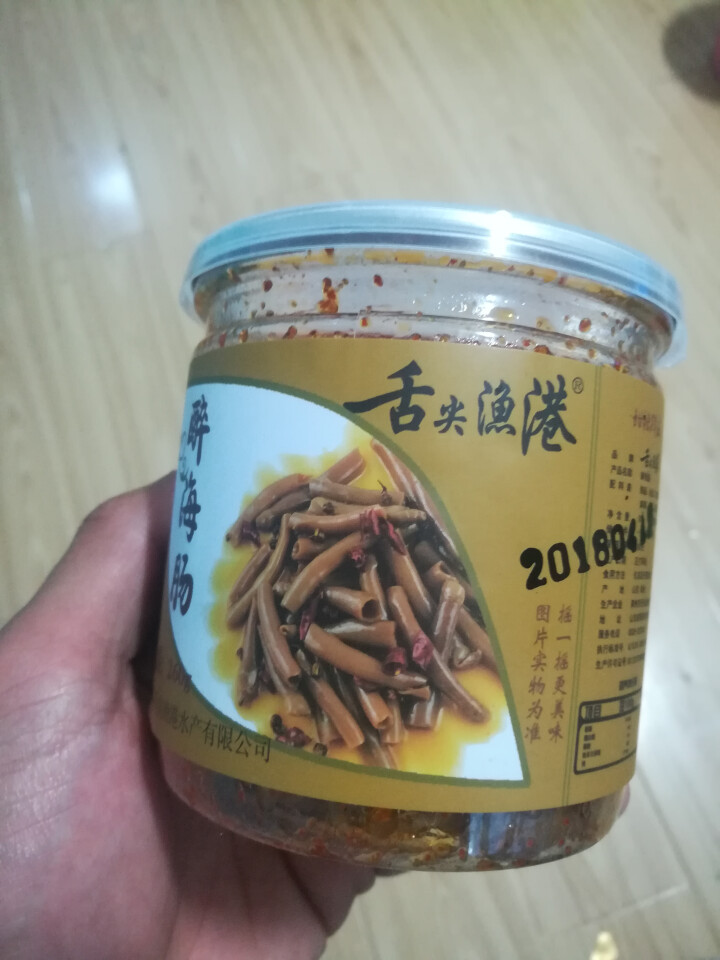 舌尖渔港 麻辣海肠子香鲜脆嫩即食海鲜熟食260g罐装 麻辣味怎么样，好用吗，口碑，心得，评价，试用报告,第2张