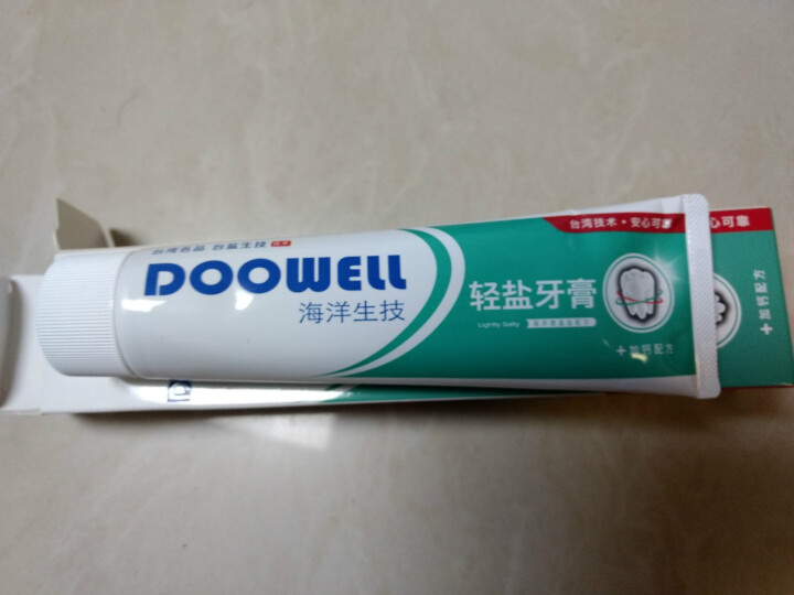 DOOWELL 轻盐牙膏 140g/支怎么样，好用吗，口碑，心得，评价，试用报告,第4张