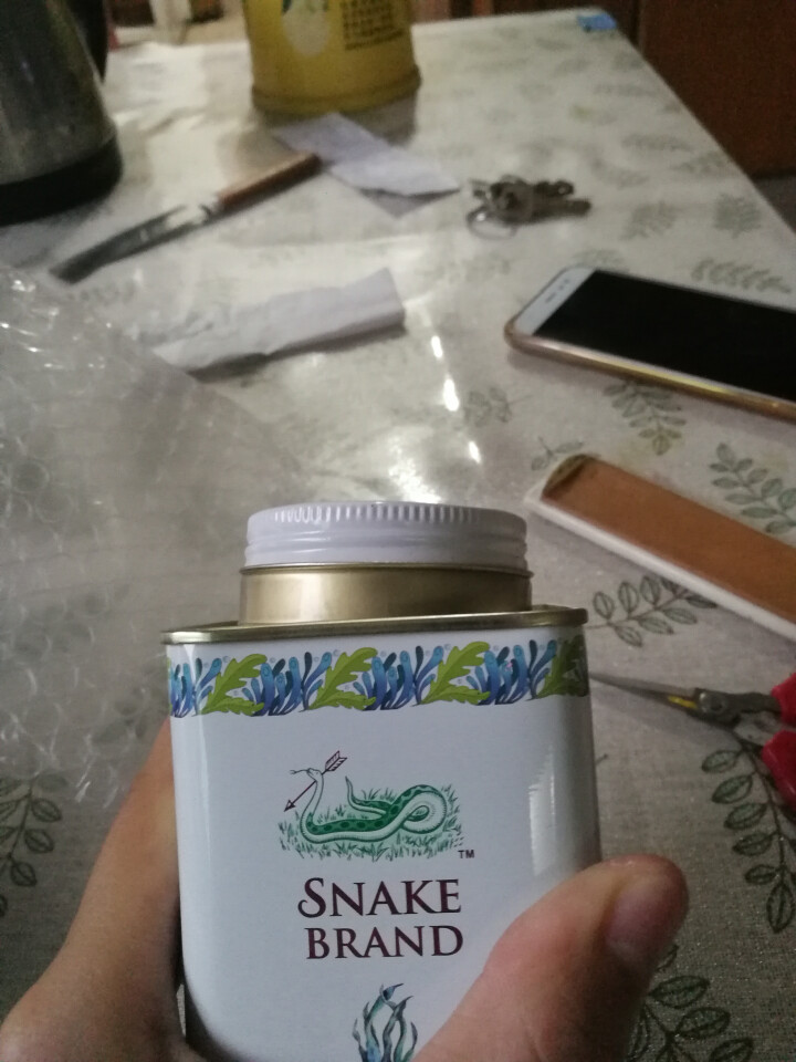 蛇牌（SNAKE BRAND） 泰国蛇牌原装进口圣乐圣露斯蛇粉热痱子粉宝宝儿童爽身粉婴儿 海洋款 140g怎么样，好用吗，口碑，心得，评价，试用报告,第3张