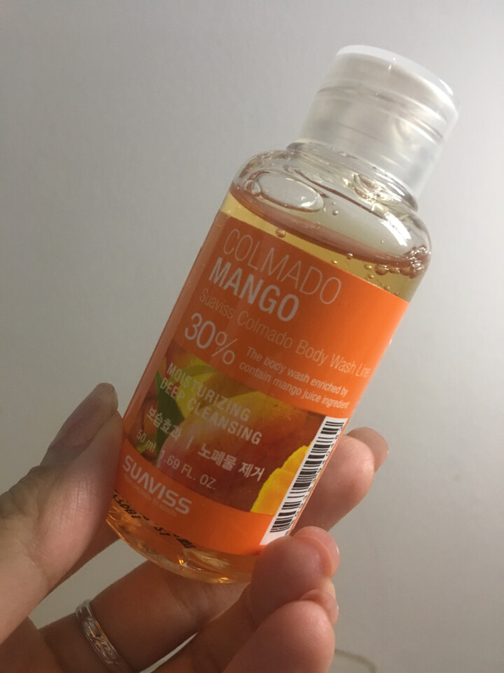 苏 薇姿（suaviss）沐浴露高魔朵芒果沐浴露50ml韩国原装进口含30%果汁沐浴液深层洁净补水滋润水果芳香怎么样，好用吗，口碑，心得，评价，试用报告,第2张