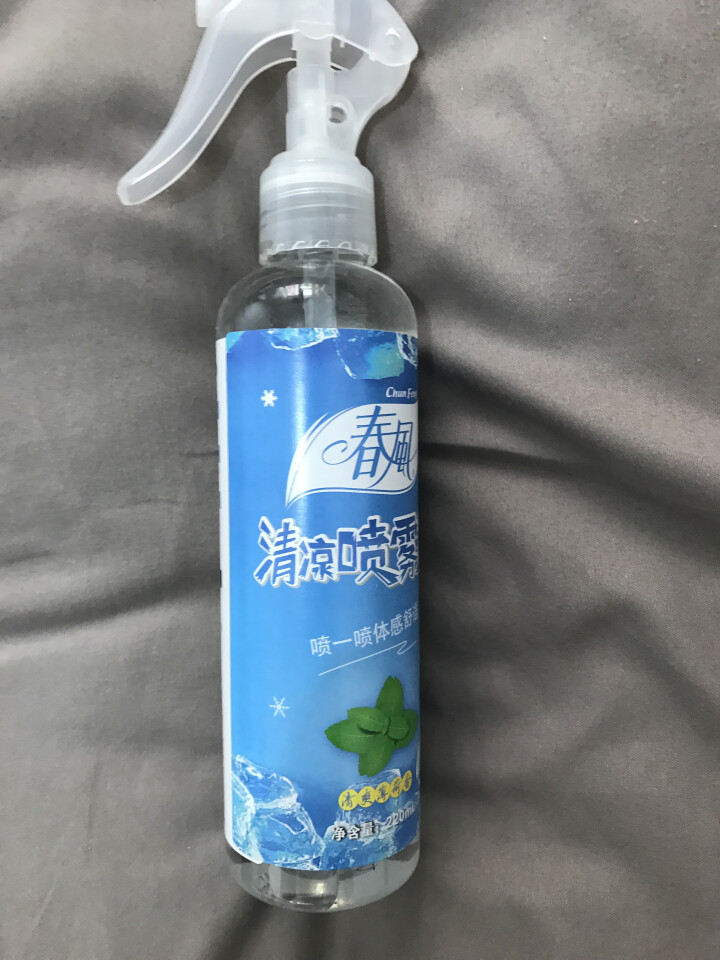 春风 衣物清凉喷雾 夏季清爽降温避暑 衣物用清新喷雾剂 薄荷清香除臭去异味 1瓶装怎么样，好用吗，口碑，心得，评价，试用报告,第4张