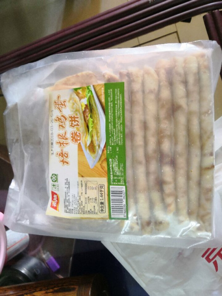 希波 培根鸡蛋卷饼 早餐系列 1.44kg（12片装）怎么样，好用吗，口碑，心得，评价，试用报告,第3张