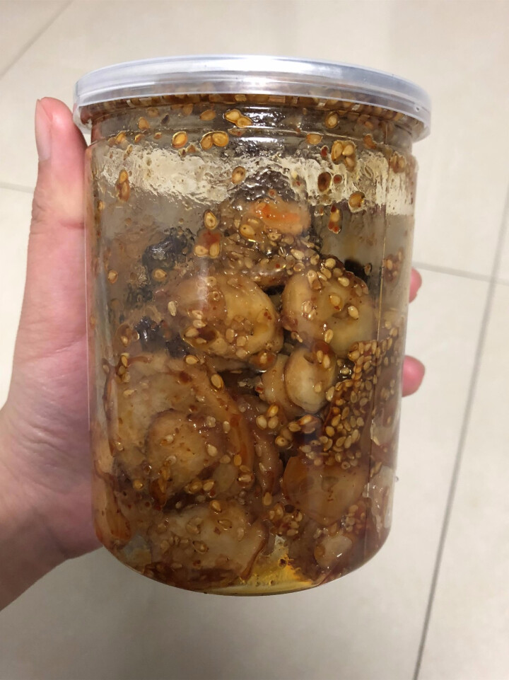 通聚 麻辣鱿鱼足片章鱼足片香辣零食即食海鲜莱州特产265g罐装 麻辣味怎么样，好用吗，口碑，心得，评价，试用报告,第4张